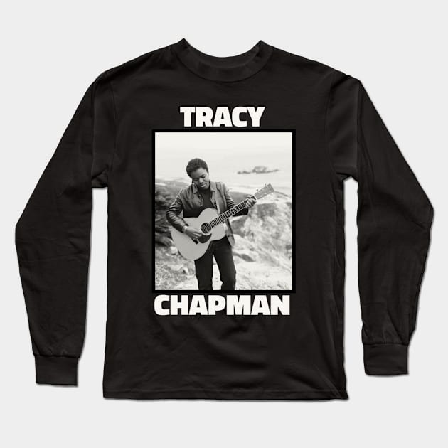 Tracy Chapman Long Sleeve T-Shirt by PlokadStories